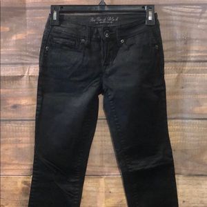 Bullhead Shiny Black Pants Size 1